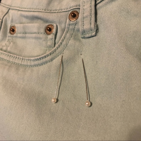 Aeropostale high waisted ankle jegging mint green size 2 regular - Picture 9 of 10